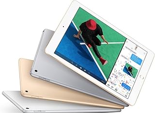 Apple iPad with WiFi, 32GB, Silver (2017 Model) (Refurbished)