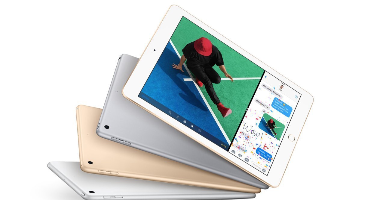 Apple iPad with WiFi, 32GB, Silver (2017 Model) (Refurbished)