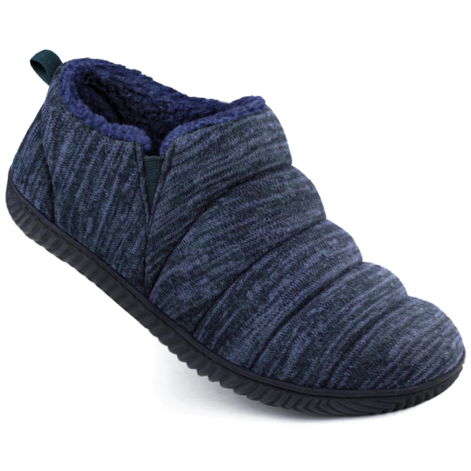 Zizor Men's Warm Winter Slippers Memory Foam Indoor Outdoor House Shoes