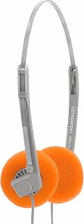 Retrospekt RFH-01 On-Ear Wired Headphones – Retro Foam Ear Pads, Lightweight Vintage Style Headphones for Cassette Players & CD Players