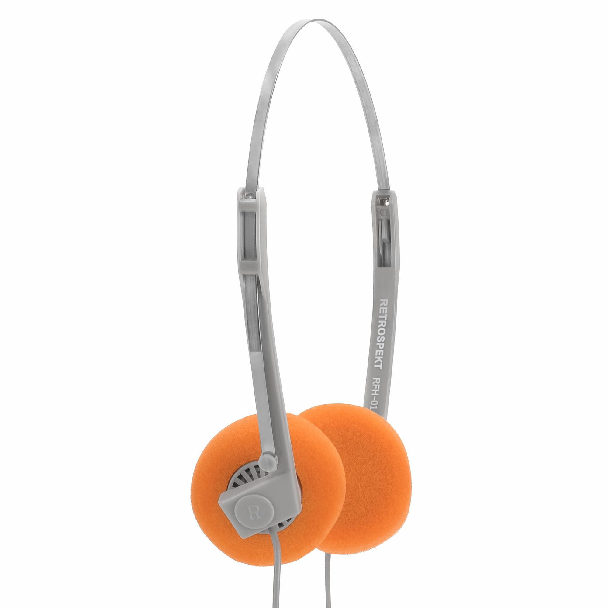 Retrospekt RFH-01 On-Ear Wired Headphones – Retro Foam Ear Pads, Lightweight Vin