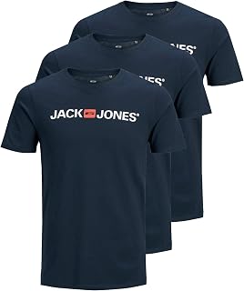 JACK & JONES T-Shirt 3-Pack Logo O-Neck T-Shirt