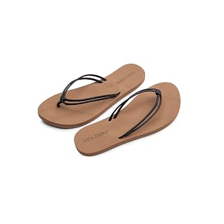 Volcom Women's Forever And Ever Flip Flop Sandal - Soft Recliner Comfort Footbed Flip Flop