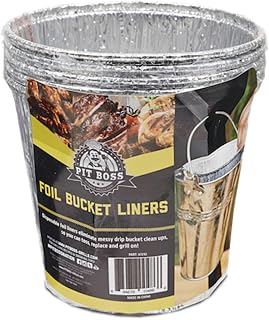 Pit Boss 6-Pack Foil Bucket Liners - International 40201