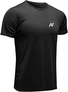 MEETWEE Sports Shirt Men's Running Shirt Short Sleeve Mesh Functional Shirt Breathable Quick-Drying Sports Gym Shirt Training Shirt for Men Summer