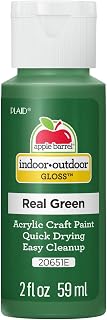 Apple Barrel Gloss Acrylic Paint in Assorted Colors (2-Ounce), 20651 Real Green