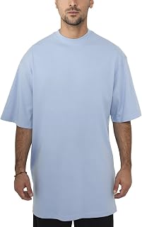 Urban Classics Men's Tall T-Shirt Short Sleeve Black Oversized
