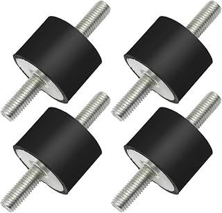 VIKKSAER Rubber Mounts Shock Absorbers Anti Vibration Silentblock Car Boat Bobbins 4 PCS M10 40x30mm with Double Screw Studs
