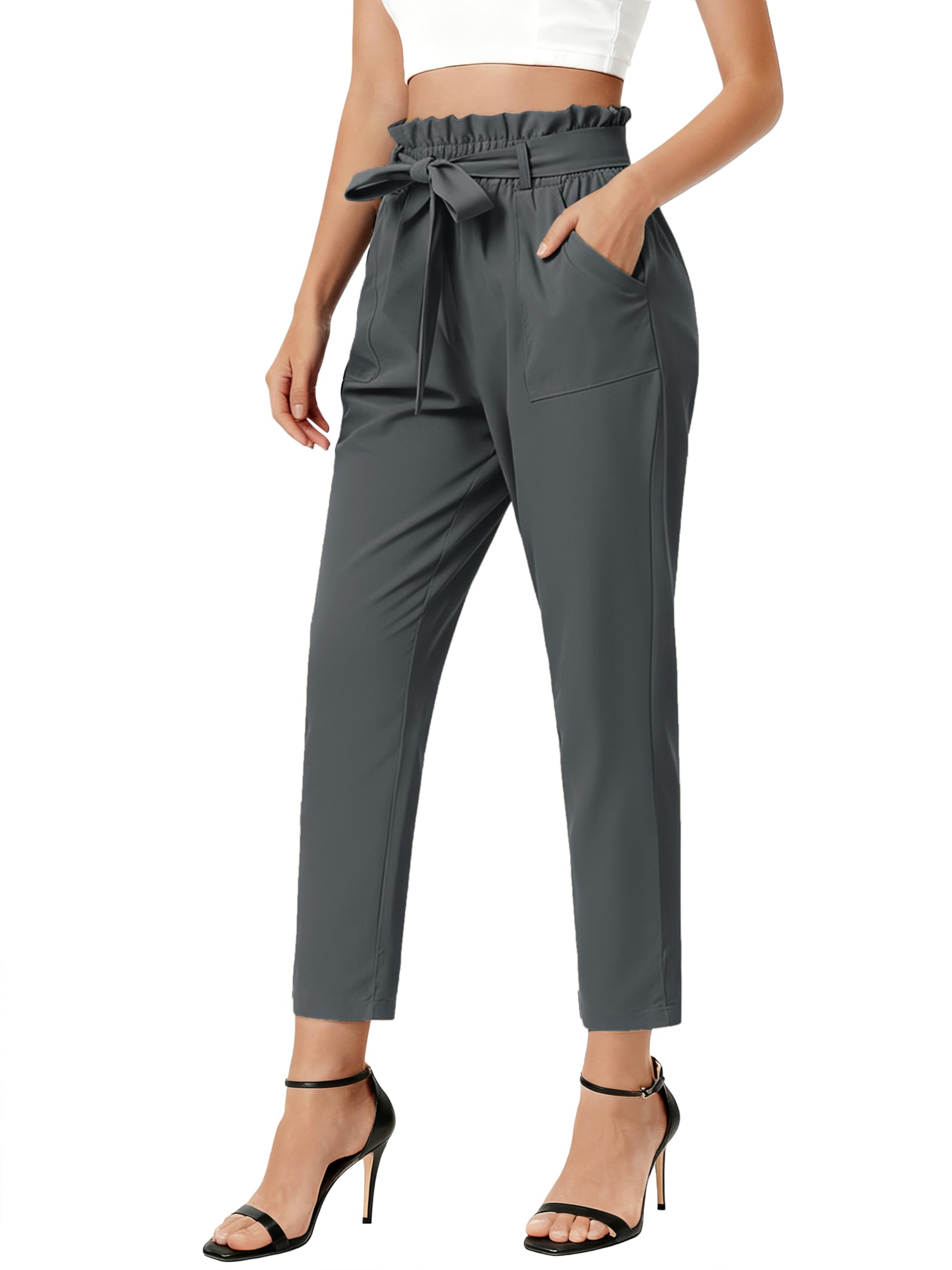 GRACE KARIN Women Work Pants, High Waist Dress Trousers Business Casual
