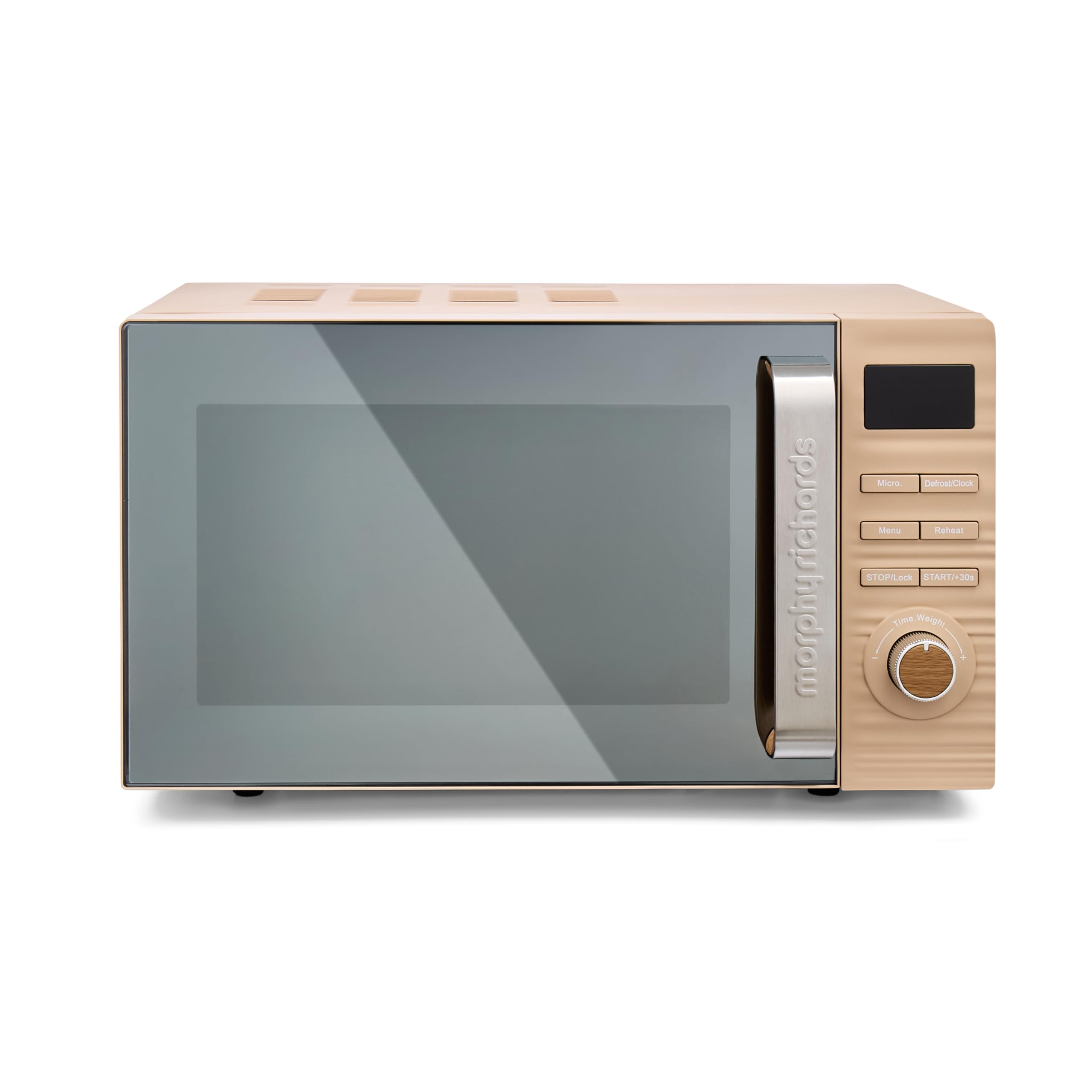 Morphy Richards Clay Digital Brown Microwave, 20L Capacity, Stainless Steel Inne