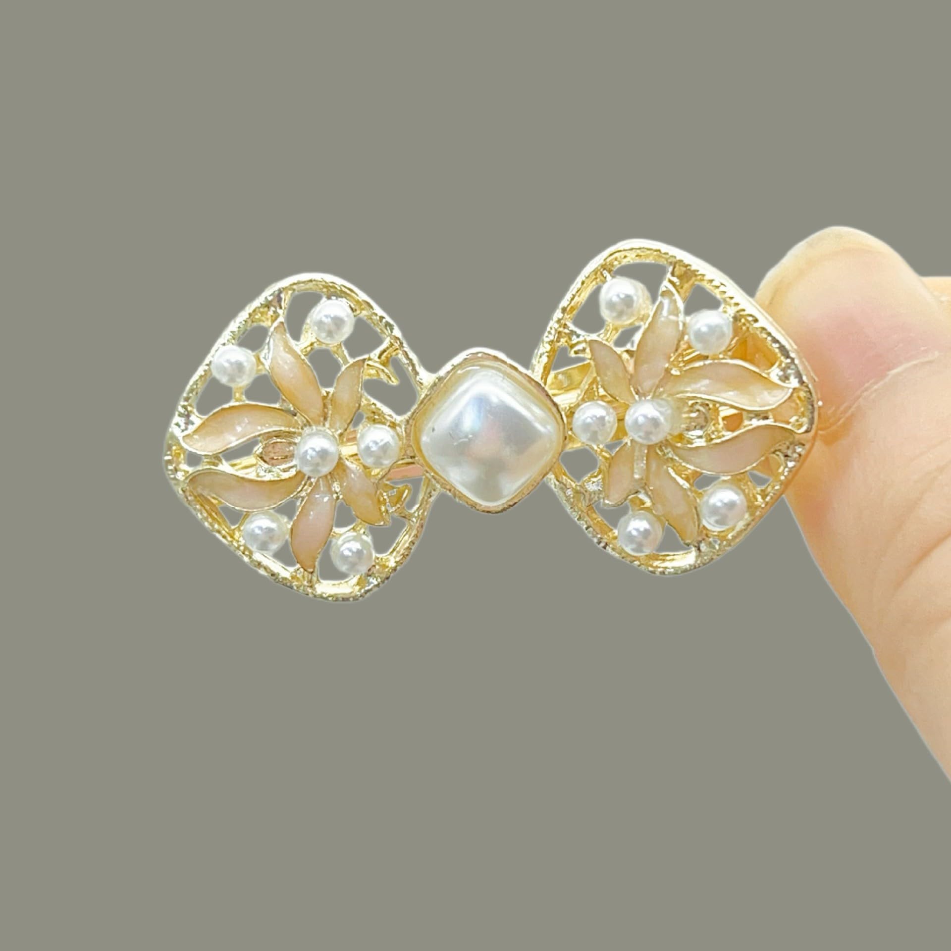 Cloisonné Chinese Cloud Tassel Edge Hair Clip - High End Hair Pin for Qipao & Ha