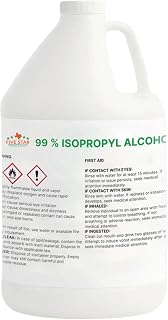 99% Isopropyl Alcohol, 99 Percent IPA Pure, 1 Gallon (128 fl oz) 4 Quarts | Anhydrous pure 99% percent rubbing alcohol, multipurpose concentrated solvent
