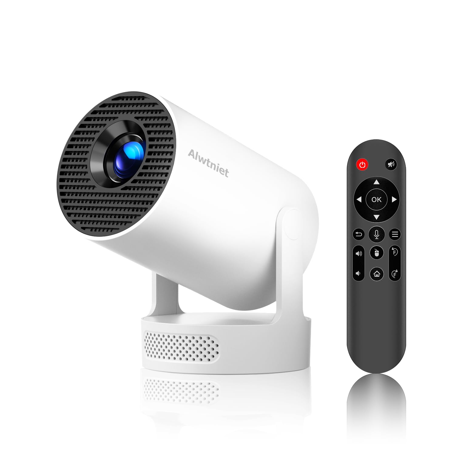 Mini Portable Projector 4K Support, Smart Proyector with Bluetooth & WiFi | Auto
