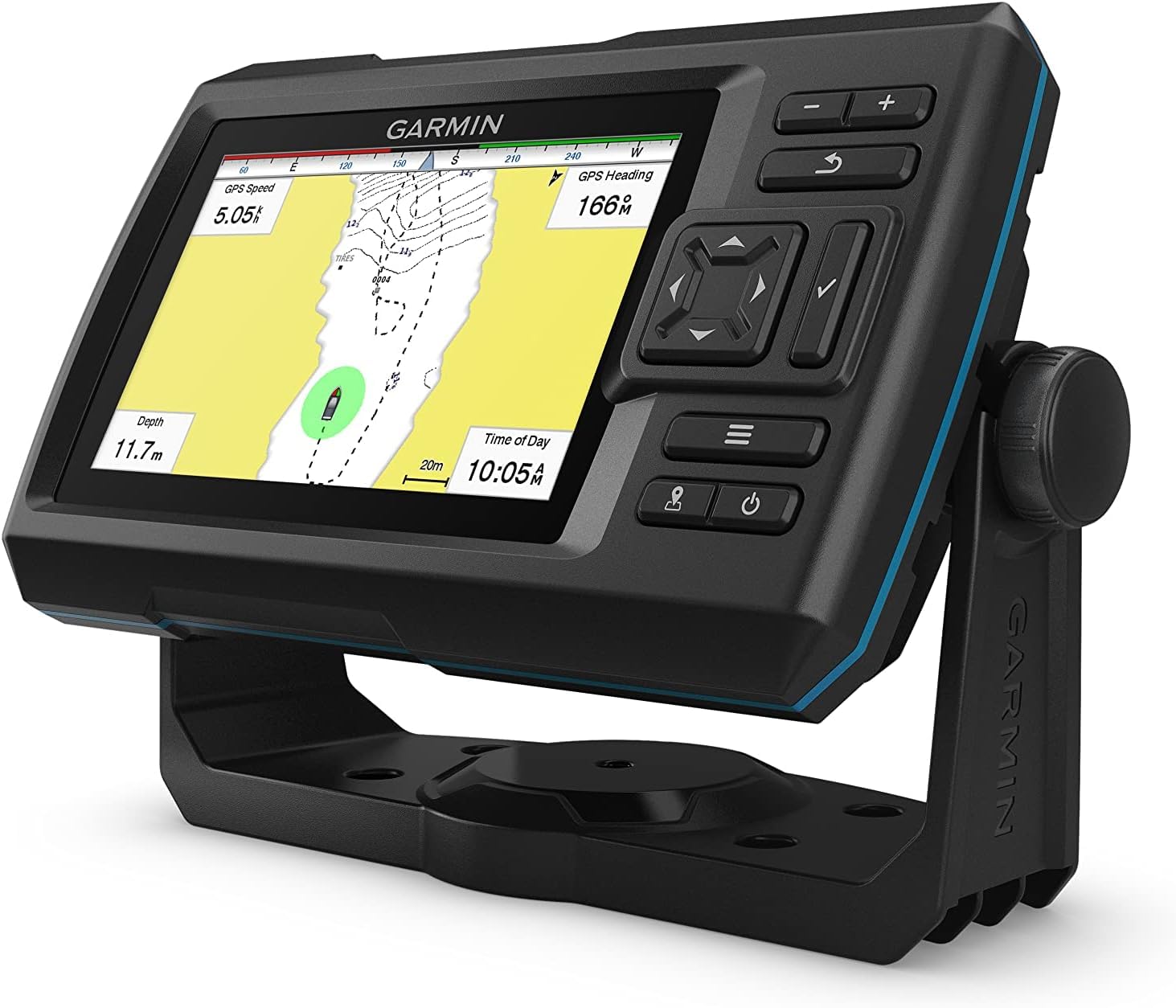 Garmin Striker Vivid 5cv, Easy-to-Use 5-inch Color Fishfinder and Sonar Transduc