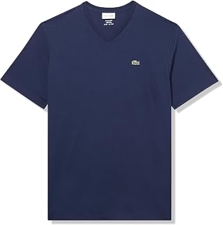 Lacoste Men's Big V-Neck Short Sleeve Regular Fit Classic T-Shirt