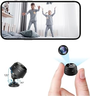 ZMDCAM Mini WiFi Camera 1080P Security Camera for Home Use | Security Wireless Camera Indoor Night Vision Nanny Cam for Baby, Pets, Compatible with Smartphone, Tablets(Video Only)