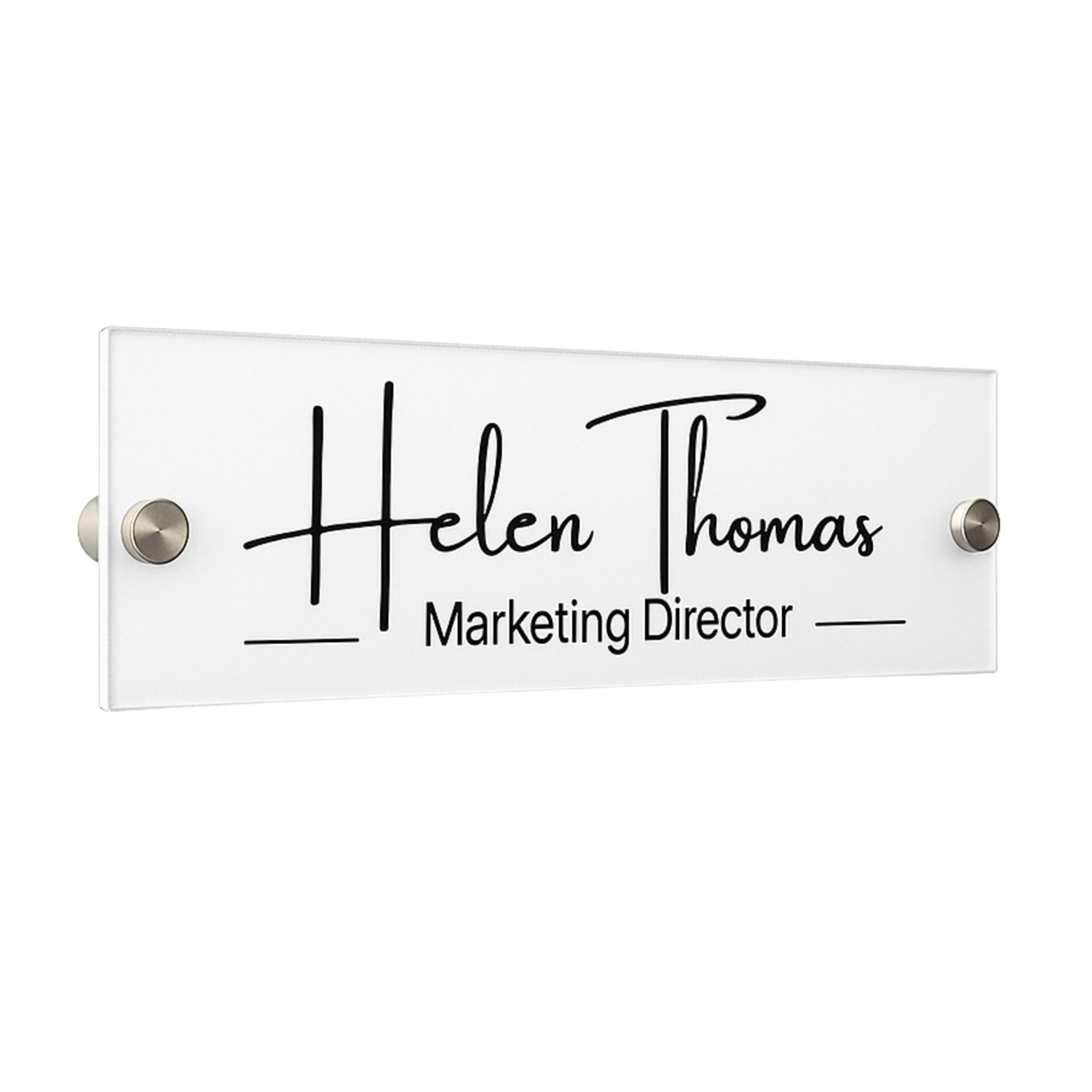 clicked craft Wall Sign Name Plate - Door Name Plate Office Gifts Executive Sign