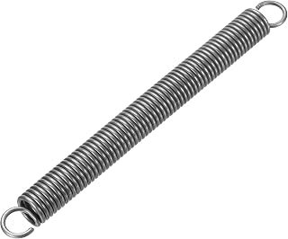 PATIKIL Extension Spring, 1pcs Wire Diameter 0.1", OD 0.7", Free Length 7.9" Spring Steel Dual Hook Tension Springs for Lawn Tractor Home Repairs DIY, Grey