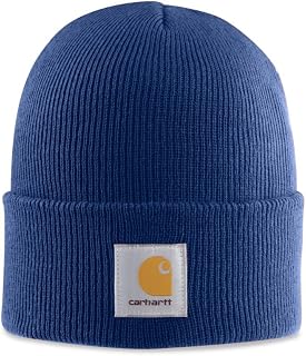 Visit the Carhartt Store Carhartt Acrylic Watch Hat Beanie Hat - Dark Cobalt Blue Unisex Adult