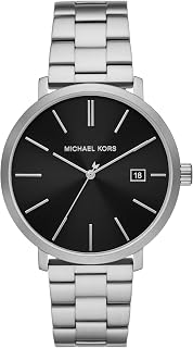 Michael Kors Blake Three-Hand Date Black Stainless Steel Men's Watch (Model: MK9135)