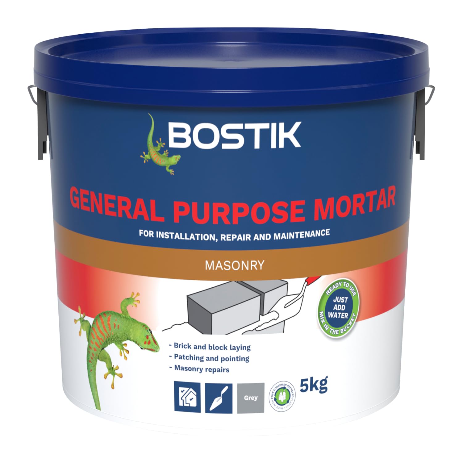 Bostik Cementone General Purpose Mortar 5kg | Ready Mixed Mortar, Just Add Water