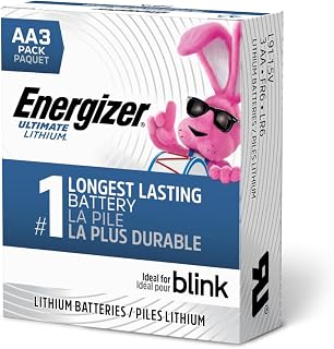 Energizer Ultimate Lithium AA Batteries, for Blink Battery Doorbell 2K+ and Blink Video Doorbell — 3 pack– Blink Customers Save 50% at Checkout
