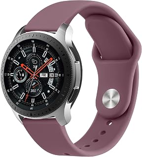 20mm 22mm Sport Bands for Samsung Galaxy Watch 7/6/5/4/FE 40mm 44mm/Watch 6&4 Classic 42mm 46mm 43mm 47mm/Watch 5 Pro 45mm/3 41mm/Active 2,Silicone Sport Strap for Garmin Vivoactive 5/3/Venu