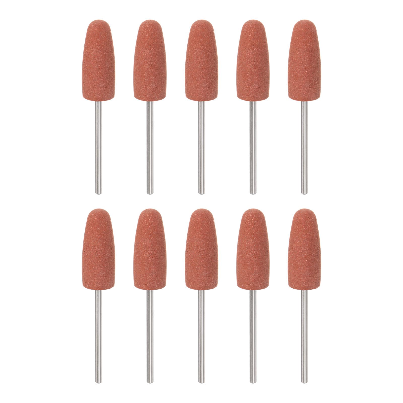 Generic 10pcs Rubber Polishing Bits Silicone Buffing Wheel 400 Grit Diameter 10m