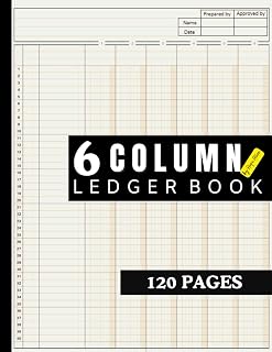 6 Column Ledger Book: Your ultimate Accounting Book for meticulous and effortless financial management: for your bookkeeping on 120 Pages