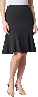 Kasper Women's Side Zip Flare Skirt