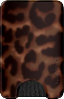 VELVET CAVIAR compatible with MagSafe Wallet - Magnetic Card Holder | Holds 1-4 Cards | Slim Design | RFID Protection | Accessory for iPhone | It Girl Leopard