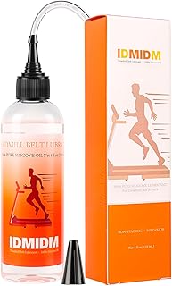 IDMIDM Treadmill Lubricant for Belt, 100% Silicone Treadmill Oil 4 oz 118ml | Walking Pad Oil and Silicone Lubricant Kit for Treadmill Belt Maintenance with Applicator Tube, Viscosity 500CS