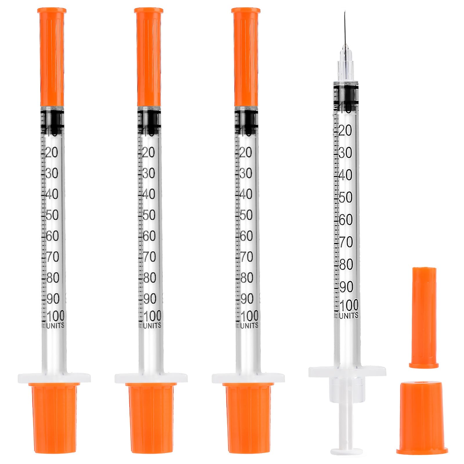Syringes 31G U-100 5/16" 1ml/cc, 30 Piece, Disposable Syringe, Lab Supplies | 5/