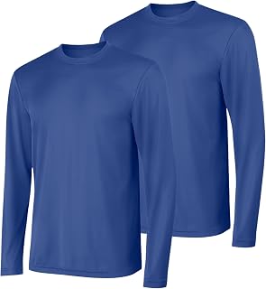 Hanes Men's Long Sleeve Cool DRI T-Shirt UPF 50-Plus