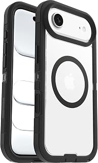 OtterBox Defender Pro XT MagSafe cover per iPhone Air, Trasparente/Nero