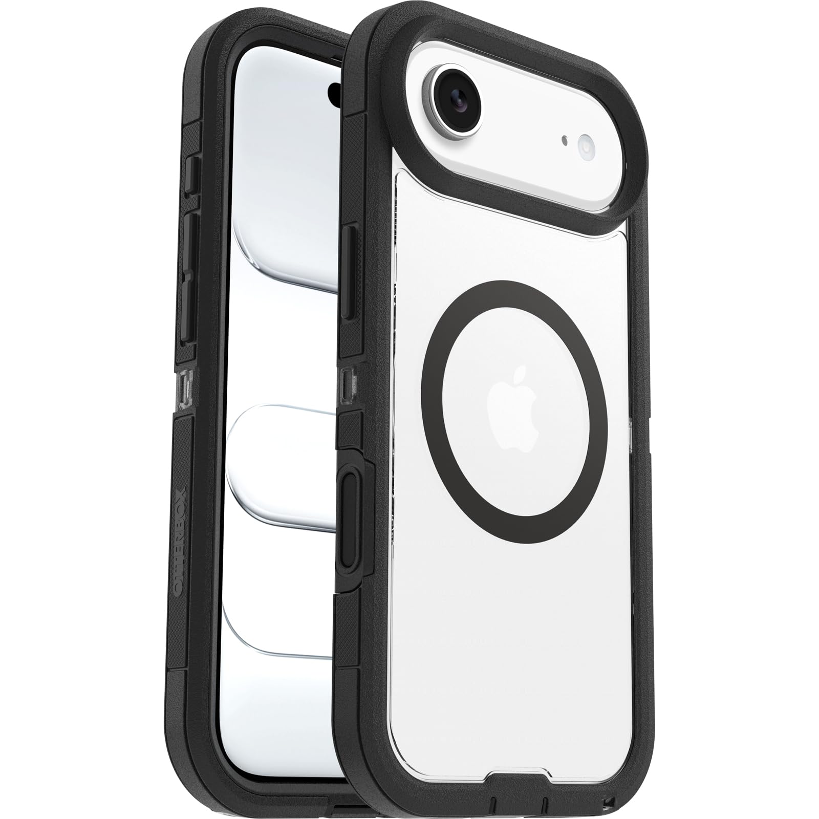 OtterBox Defender Pro XT MagSafe cover per iPhone Air, Trasparente/Nero