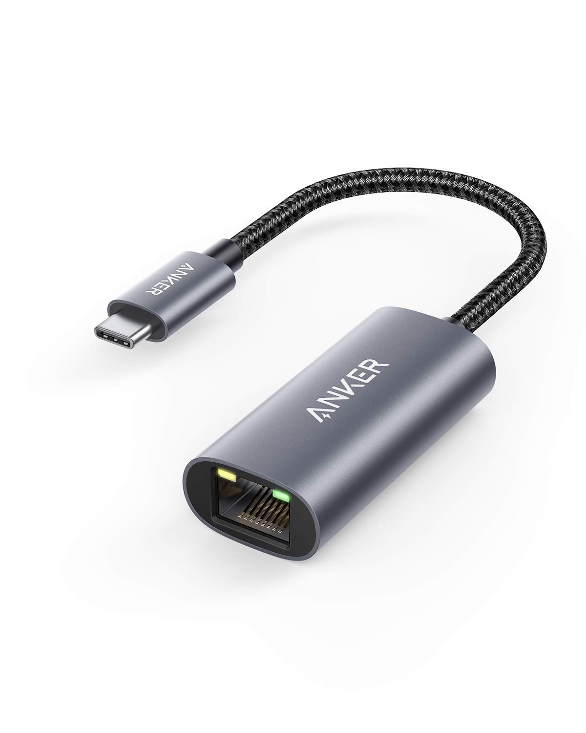 Anker USB C to Ethernet Adapter, Portable 1 Gbps Network Hub | Aluminum, Compact