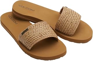 Volcom Buckle Up Buttercup Slippers/Clogs Women Black Slippers Shoes