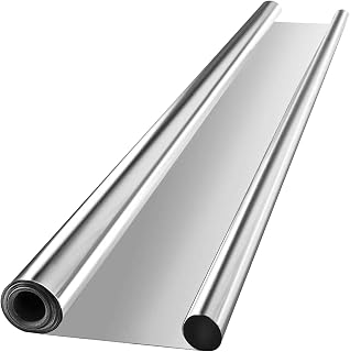 VIVOSUN Highly Reflective Mylar Film Roll 4FT x 25FT for Outdoor Grow Room | 95% Reflectivity, Aluminum Coated PET Mylar Film, Waterproof Tear Resistant Film for Outdoor Grow Room Indoor Decoration