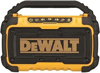 DEWALT 20V MAX* Bluetooth Speaker for Jobsite, Tool Only (DCR010)