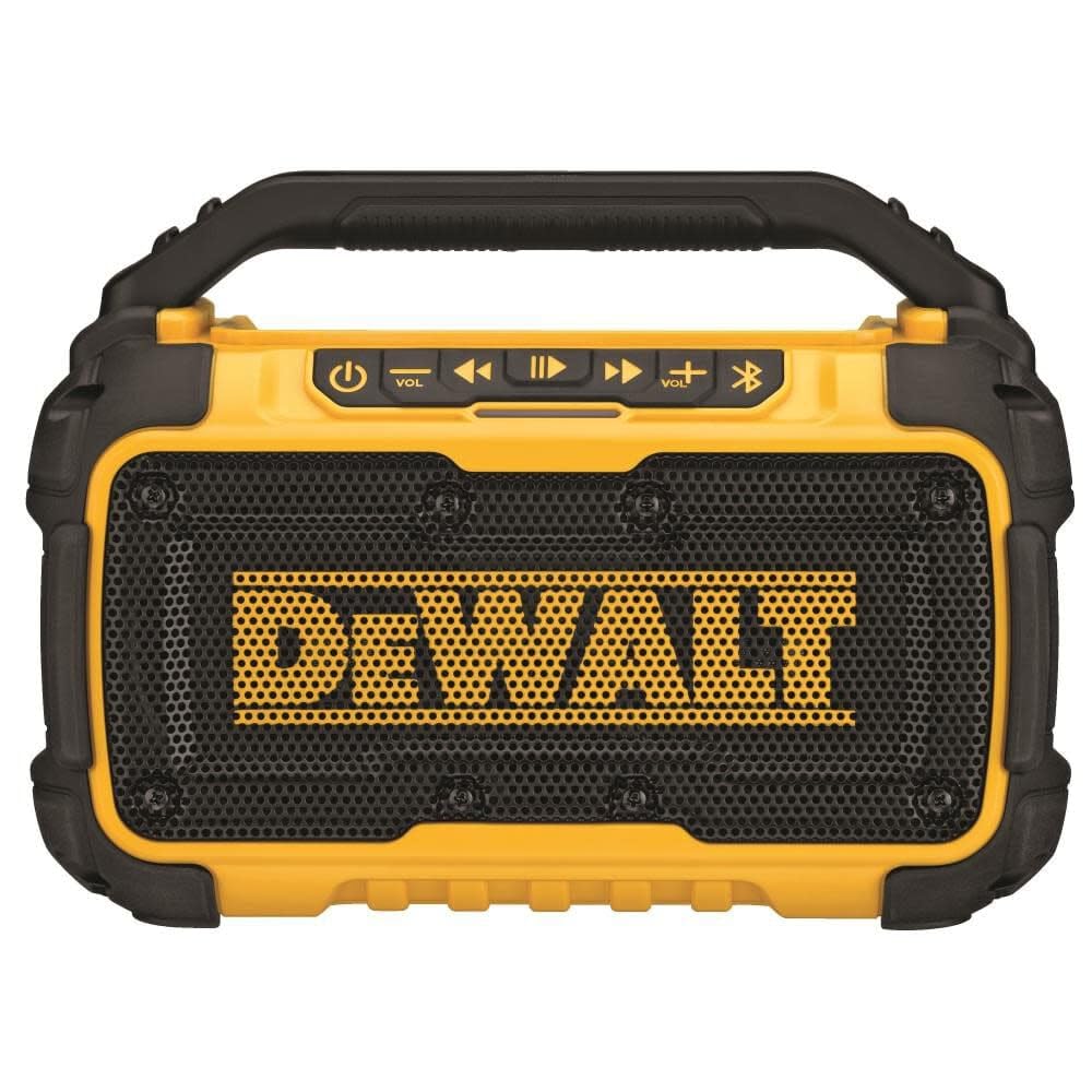 DEWALT 20V MAX* Bluetooth Speaker for Jobsite, Tool Only (DCR010)