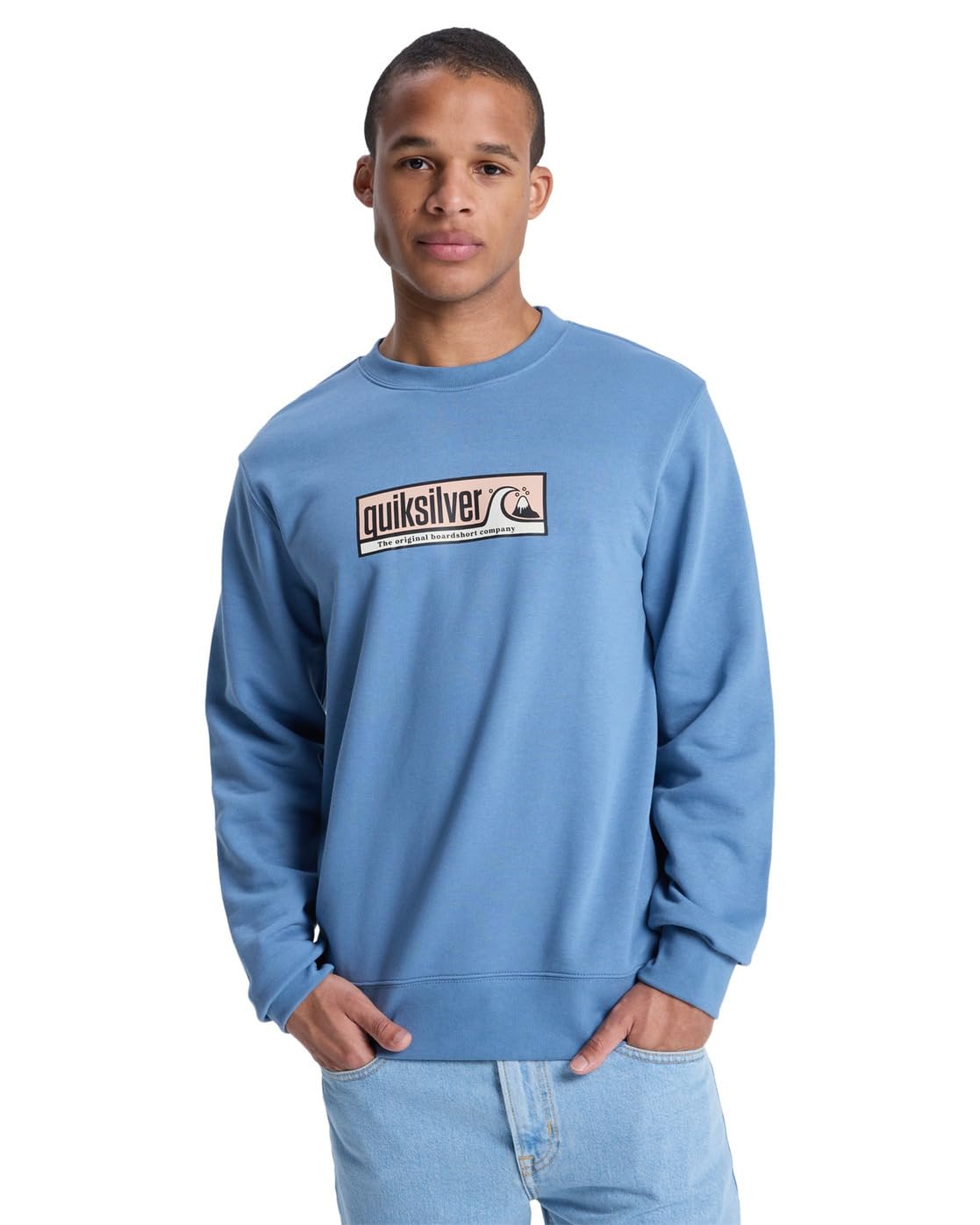 Quiksilver Men's Quiksilver Graphic Mix Crew Pullover Sweatshirt Pullover