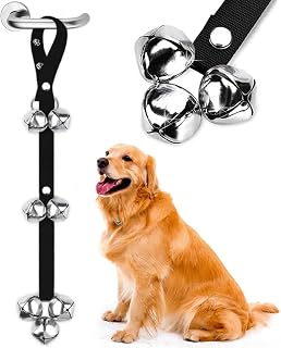 BLUETREE Dog Doorbells Premium Quality Training Potty Great Dog Bells Adjustable Door Bell Dog Bells for Potty Training Your Puppy The Easy Way - 7 Extra Large Loud 1.4 DoorBells