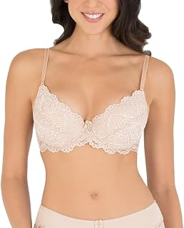 Smart & Sexy Women's Signature Lace Push Up Bra Full Coverage Bra (Pack of 1)