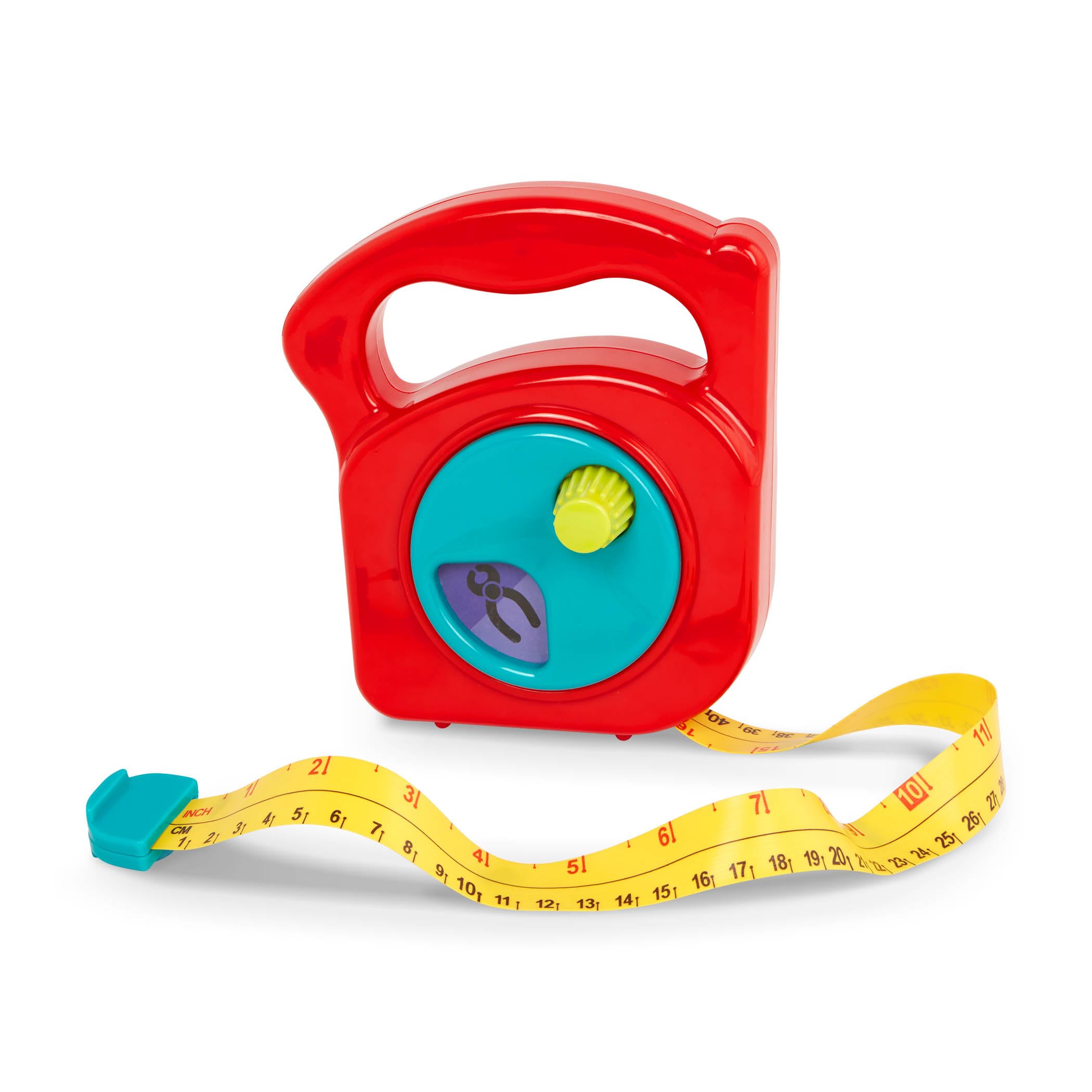 Battat Big Tape Measure Toy, Working Reel, Easy-Hold Handle Tool, 1 Piece | Big 