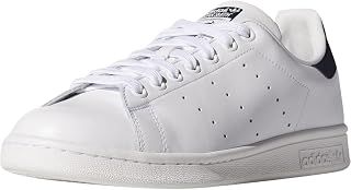 adidas Originals Stan Smith Men's Trainers, (White, White, Dark Blue), 7.5 UK