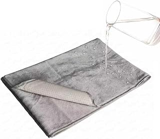 JINXOLET Adult Waterproof Blanket, Waterproof TPU Layer, Machine Washable Lightweight Foldable Blanket for Couples (M Size (27.5x59.1 in / 70x150 cm))