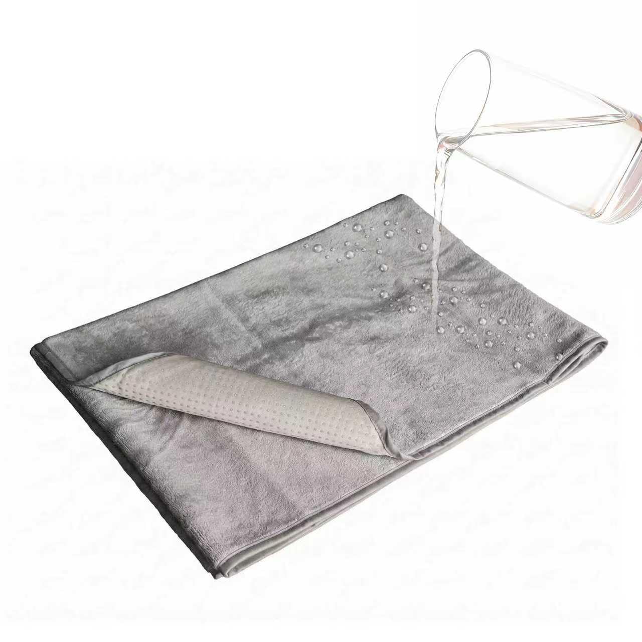 JINXOLET Adult Waterproof Blanket, Waterproof TPU Layer, Machine Washable Lightw