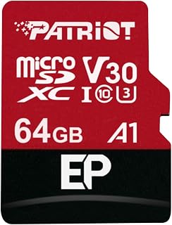 Patriot Memory 64GB EP A1/V30 Micro SD Card,Android Phones,Tablets,4K | Performance classes: V30, A1; Compatible with Android
