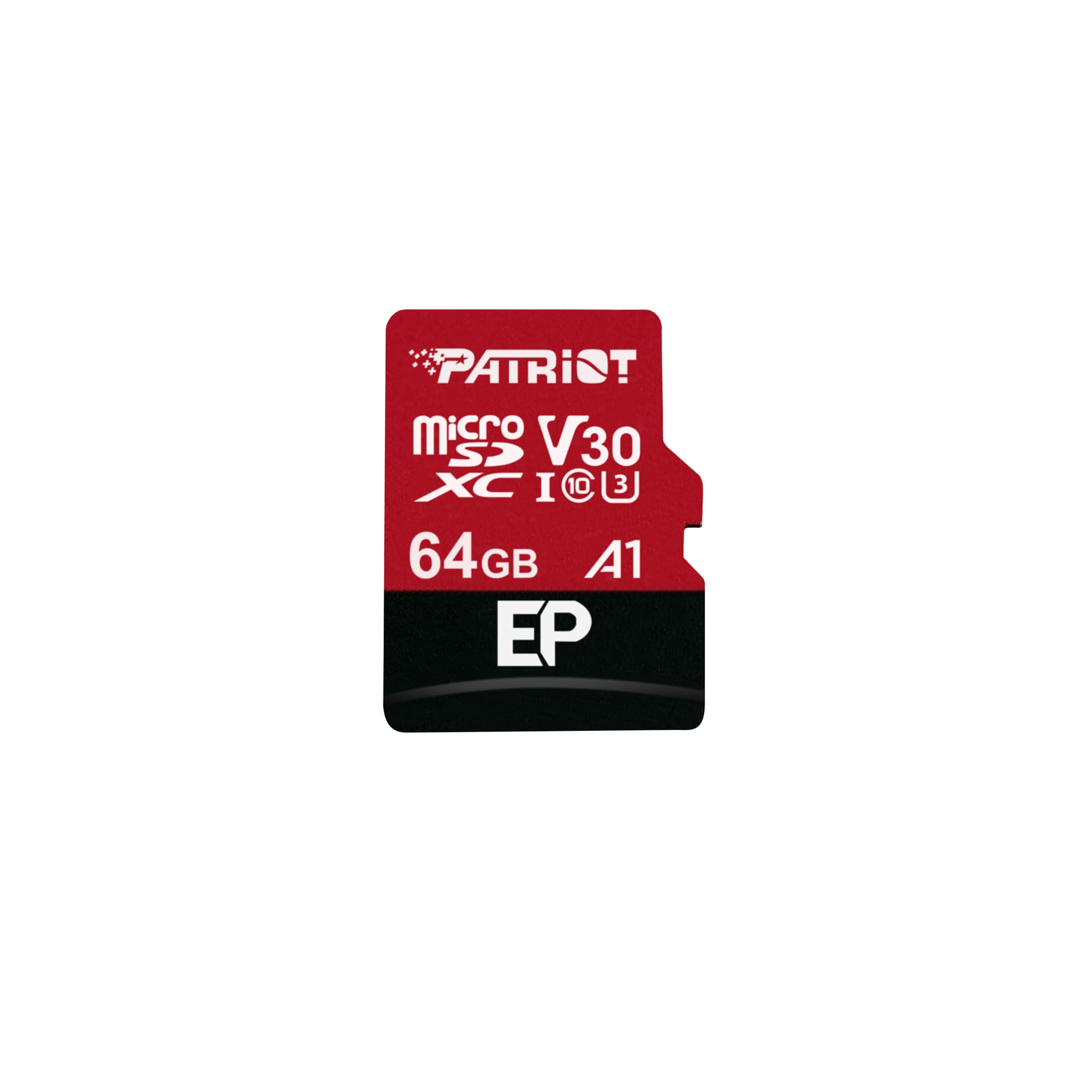 Patriot Memory 64GB EP A1/V30 Micro SD Card,Android Phones,Tablets,4K | Performa